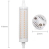 HLW LED Aigi LED Lamp 10 Pack - R7S Fitting 12W - Warm Wit 3000K