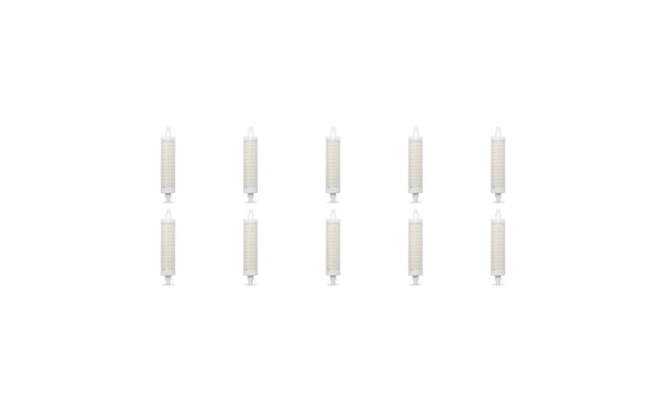 HLW LED Aigi LED Lamp 10 Pack - R7s Fitting - 12W Helder/Koud Wit 6500K