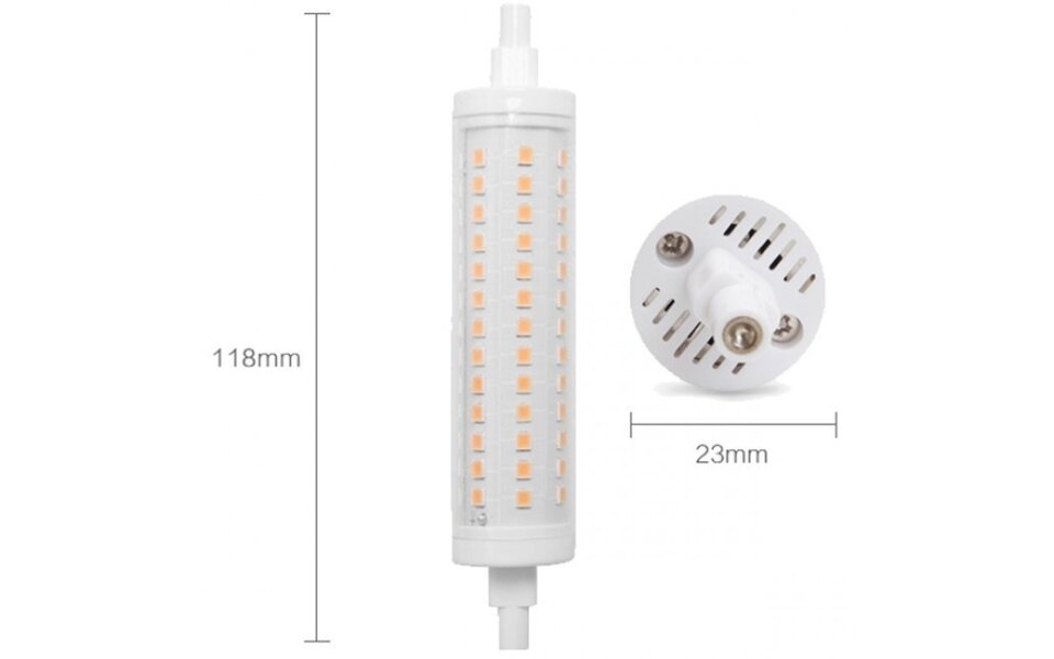 HLW LED Aigi LED Lamp 10 Pack - R7s Fitting - 12W Helder/Koud Wit 6500K