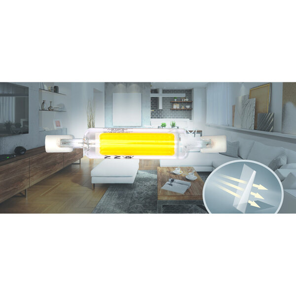 HLW LED Aigi Qolin LED Lamp R7S Fitting - 8W Helder en Daglicht Wit 6500K