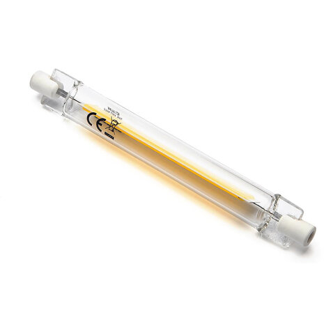 HLW LED Aigi Qolin LED Lamp R7s Fitting - 8W Warm Wit 3000K - Glas