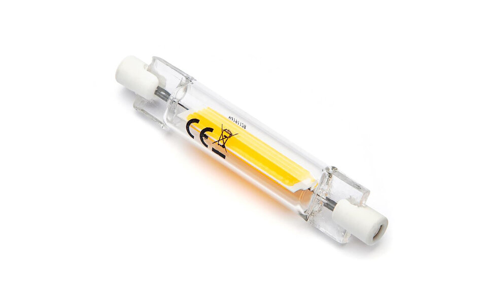 HLW LED Aigi Qolin R7S LED Lamp - 4W Warm Wit 3000K - Duurzaam Glas