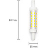 HLW LED Aigi Trunka LED Lamp - R7S Fitting - 5W Helder Daglicht Wit 6500K