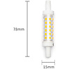 HLW LED Aigi Trunka LED Lamp R7S - 5W Warm Wit 3000K Glas - 25.000 Uur