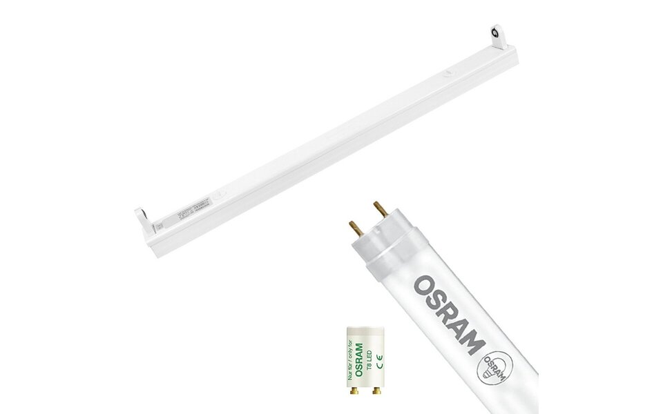 HLW LED LED TL Armatuur met T8 Buis - Neutraal Wit HLW LED LED TL Armatuur met T8 Buis - Neutraal Wit
