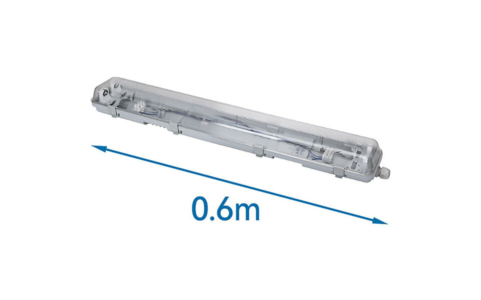Velvalux LED TL Armatuur Velvalux Strela - 60cm Waterdicht Velvalux LED TL Armatuur Velvalux Strela - 60cm Waterdicht