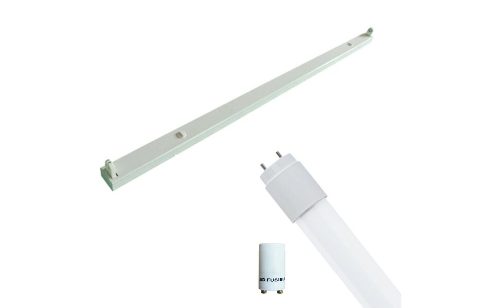 HLW LED LED TL Armatuur 120cm met T8 Buis - 16W