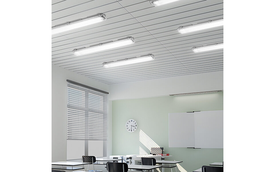 Velvalux LED Waterdichte TL Armatuur met T8 Buis - 60cm Velvalux LED Waterdichte TL Armatuur met T8 Buis - 60cm