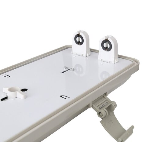 HLW LED LED TL Armatuur met T8 Buis - 150cm - Waterdicht HLW LED LED TL Armatuur met T8 Buis - 150cm - Waterdicht