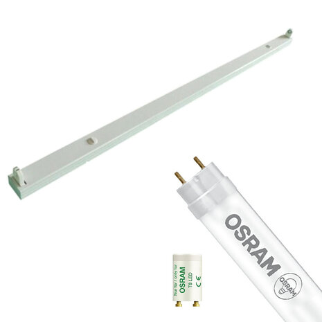 LED TL Armatuur met T8 Buis - OSRAM 150cm LED TL Armatuur met T8 Buis - OSRAM 150cm
