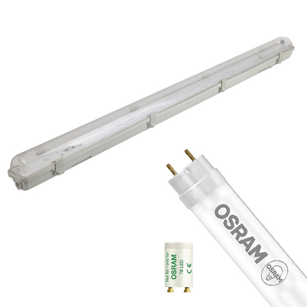 HLW LED LED TL Armatuur met T8 Buis - 4000K Neutraal Wit HLW LED LED TL Armatuur met T8 Buis - 4000K Neutraal Wit