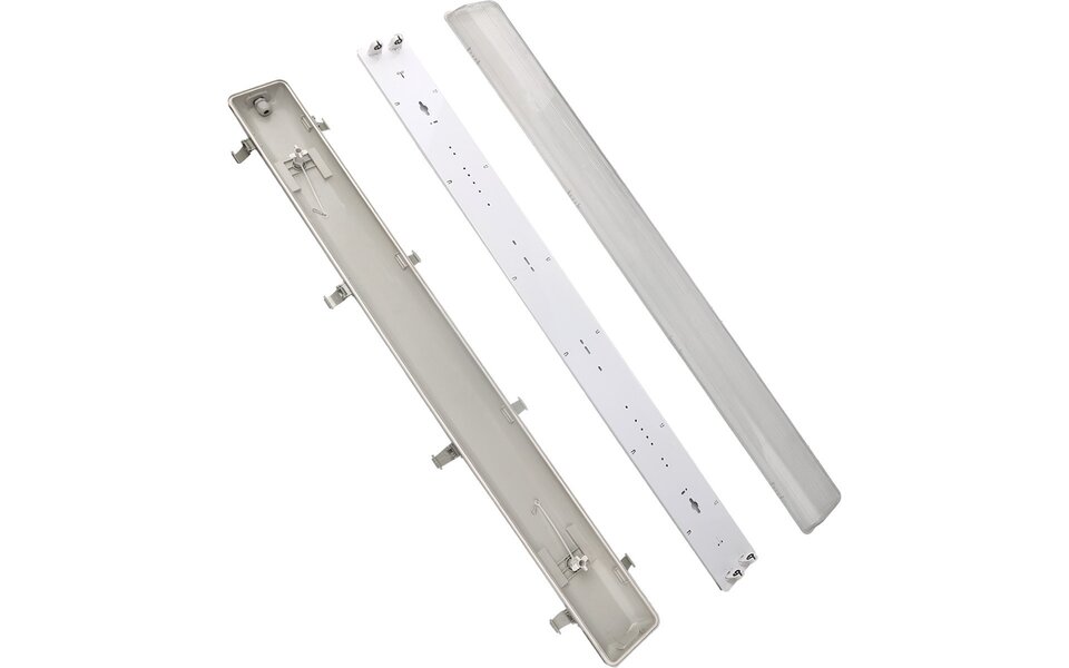 HLW LED LED TL Armatuur met T8 Buis - 120cm Neutraal Wit HLW LED LED TL Armatuur met T8 Buis - 120cm Neutraal Wit