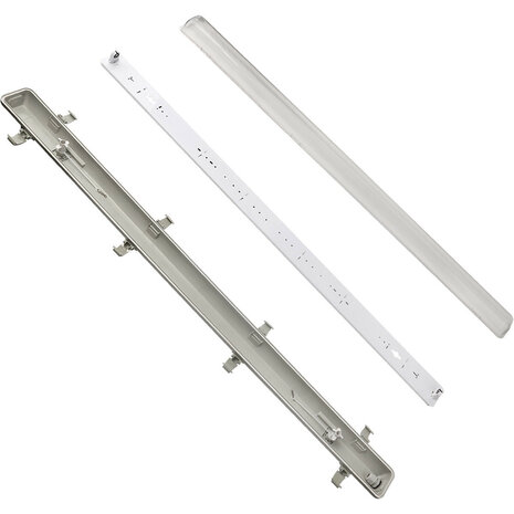 HLW LED LED TL Armatuur met T8 Buis - 120cm Waterdicht