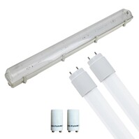 LED TL Armatuur met T8 Buis - 150cm Dubbel - Waterdicht LED TL Armatuur met T8 Buis - 150cm Dubbel - Waterdicht