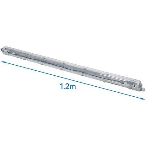 Velvalux Velvalux LED Waterdichte TL Armatuur met T8 Buis - 120cm Velvalux Velvalux LED Waterdichte TL Armatuur met T8 Buis - 120cm