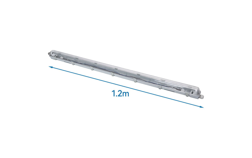 Velvalux Velvalux LED Waterdichte TL Armatuur met T8 Buis - 120cm