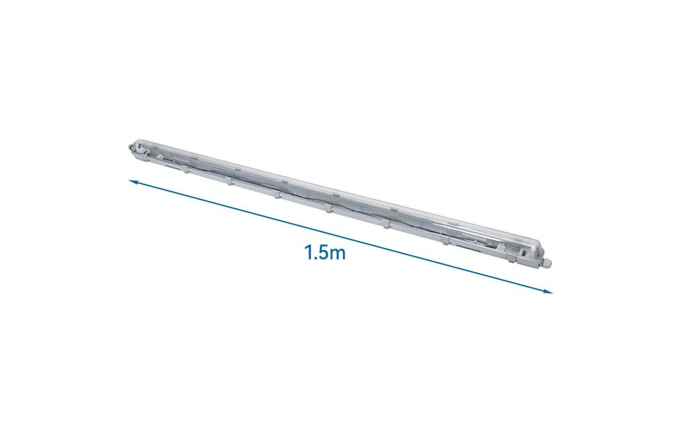 Velvalux LED Waterdichte TL Armatuur met T8 Buis - 150cm