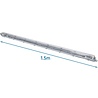 Velvalux LED Waterdichte TL Armatuur met T8 Buis - 150cm Velvalux LED Waterdichte TL Armatuur met T8 Buis - 150cm