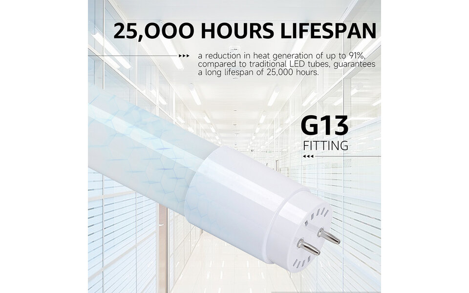 Velvalux LED TL Buis - 150cm Neutraal Wit Licht - 20W