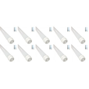 LED TL Buis T8 met Starter 10 Pack - 150cm 22W - Helder/Koud Wit 6400K LED TL Buis T8 met Starter 10 Pack - 150cm 22W - Helder/Koud Wit 6400K