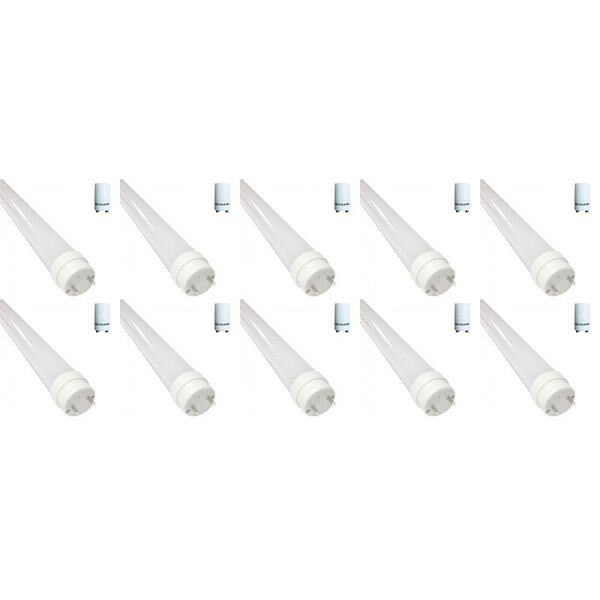 HLW LED LED TL Buis T8 met Starter 10 Pack - 150cm 22W - Helder/Koud Wit 6400K HLW LED LED TL Buis T8 met Starter 10 Pack - 150cm 22W - Helder/Koud Wit 6400K