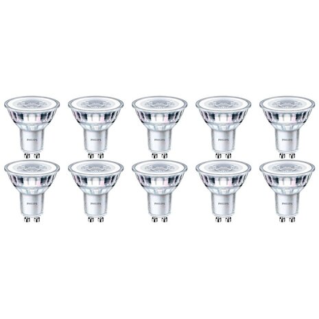 Philips PHILIPS LED Spot 10 Pack - CorePro 827 GU10 Fitting - 4.6W Warm Wit