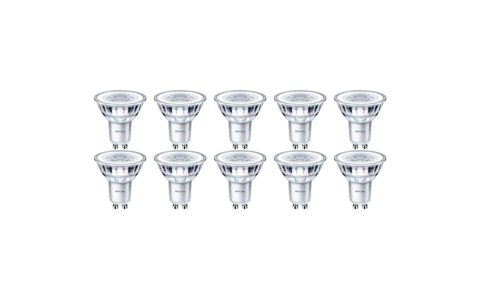 Philips Philips LED Spot 10 Pack - GU10 Dimbaar 4W Neutraal Wit 4000K