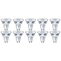 PHILIPS LED Spot 10 Pack - GU10 Fitting - Dimbaar - Zeer Warm Wit 2700K