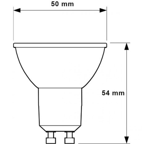 Philips Philips LED Spot - GU10 Dimbaar - Warm Wit 2200K-2700K - 3.7W Efficiënt Philips Philips LED Spot - GU10 Dimbaar - Warm Wit 2200K-2700K - 3.7W Efficiënt