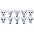 Philips LED Spot 10 Pack - Dimbaar GU10 met Warm Wit Licht (2200K-2700K)