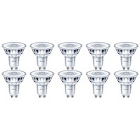 PHILIPS - LED Spot 10 Pack - GU10 - Dimbaar - 3W