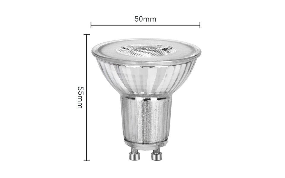 Velvalux Velvalux GU10 LED Spot 6W 435lm - 10 Pack - Zeer Warm Wit Licht