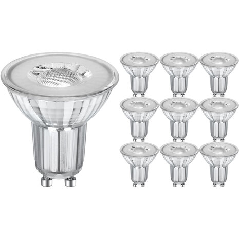 Velvalux 10-Pack Dimbare GU10 LED Spots - 6W Neutraal Wit Licht (4000K)
