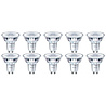 Philips PHILIPS LED Spot 10 Pack - Dimbaar GU10 - Zeer Warm Wit 2700K - 4W Philips PHILIPS LED Spot 10 Pack - Dimbaar GU10 - Zeer Warm Wit 2700K - 4W