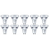 Philips LED Spot 10 Pack - Dimbaar Warm Wit GU10 Philips LED Spot 10 Pack - Dimbaar Warm Wit GU10