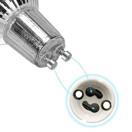 Velvalux Dimbare GU10 LED Spot - 6W Velvalux | Warm Wit Licht 3000K