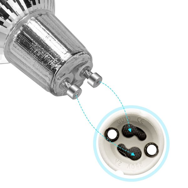 Velvalux Dimbare GU10 LED Spot - 6W Velvalux | Warm Wit Licht 3000K