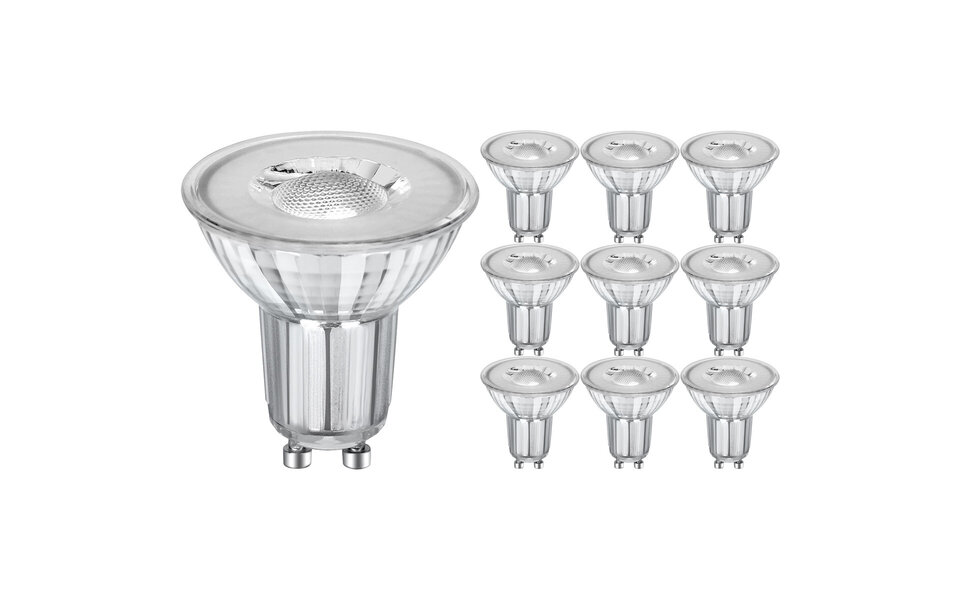 Velvalux Dimbare GU10 LED Spot - Velvalux - 6W 480lm - 10 Pack Warm Wit