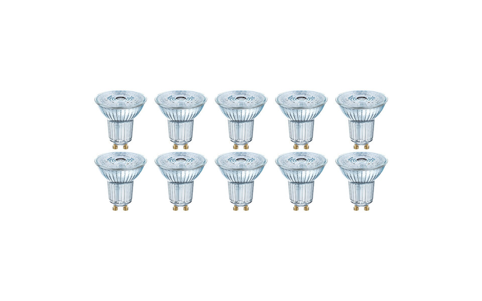 LEDVANCE 10-Pack LEDVANCE LED Spot GU10 - Dimbaar - Warm Wit 3000K - Vervangt 35W LEDVANCE 10-Pack LEDVANCE LED Spot GU10 - Dimbaar - Warm Wit 3000K - Vervangt 35W