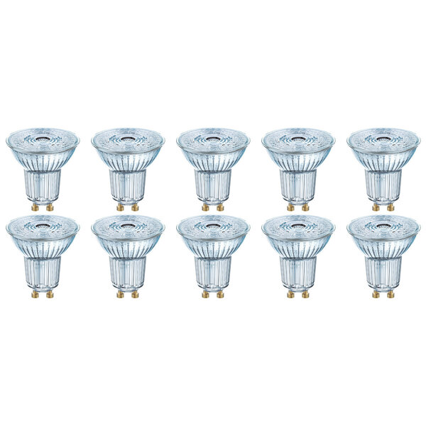 LEDVANCE 10-Pack LEDVANCE LED Spot GU10 - Dimbaar - Warm Wit 3000K - Vervangt 35W LEDVANCE 10-Pack LEDVANCE LED Spot GU10 - Dimbaar - Warm Wit 3000K - Vervangt 35W