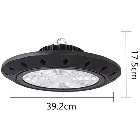 HLW LED LED UFO High Bay 200W - Waterdichte Magazijnverlichting met MEAN WELL Driver, Neutraal Wit 4000K HLW LED LED UFO High Bay 200W - Waterdichte Magazijnverlichting met MEAN WELL Driver, Neutraal Wit 4000K