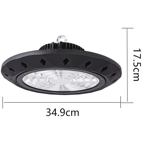 HLW LED LED UFO High Bay 150W - Waterdichte LED High Bay Magazijnverlichting IP65, Neutraal Wit 4000K HLW LED LED UFO High Bay 150W - Waterdichte LED High Bay Magazijnverlichting IP65, Neutraal Wit 4000K