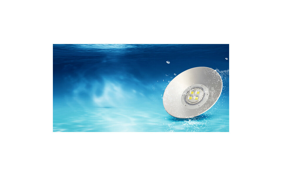 HLW LED LED UFO High Bay 150W - Waterdichte LED lamp Magazijnverlichting IP65 Koud Wit 6000K