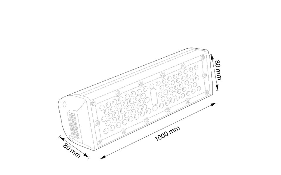HLW LED LED High Bay 200W - Rechthoekige, Waterdichte Magazijnverlichting IP65