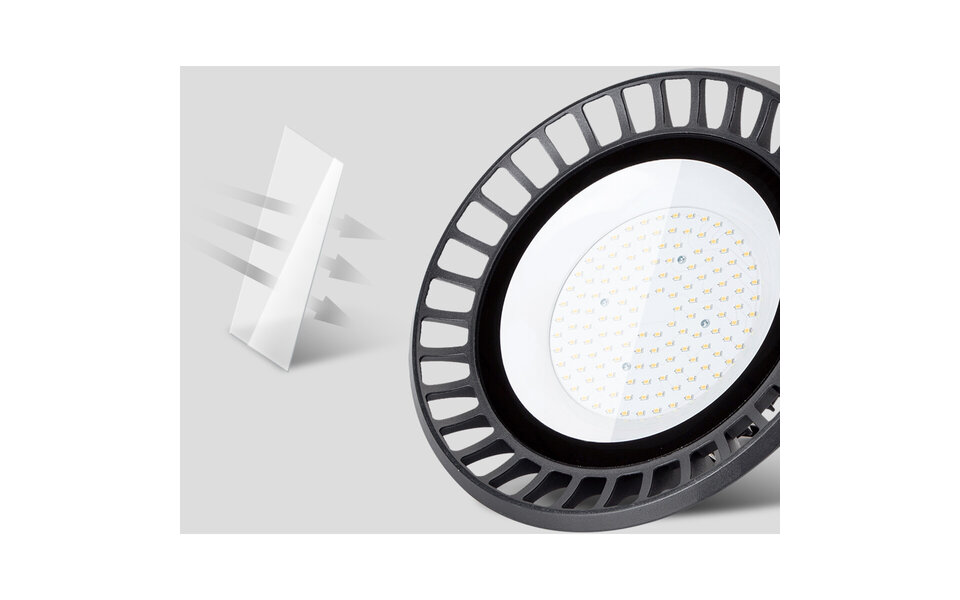 HLW LED LED UFO High Bay 200W - Waterdichte LED lamp Magazijnverlichting IP65 Daglicht Wit