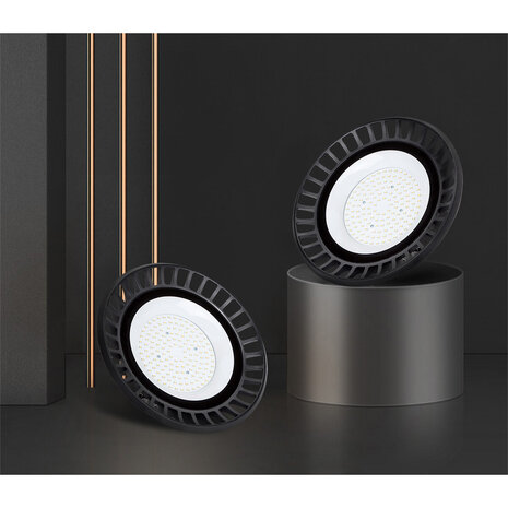 HLW LED LED UFO High Bay 200W - Waterdichte LED High Bay Magazijnverlichting IP65, Neutraal Wit 4000K HLW LED LED UFO High Bay 200W - Waterdichte LED High Bay Magazijnverlichting IP65, Neutraal Wit 4000K