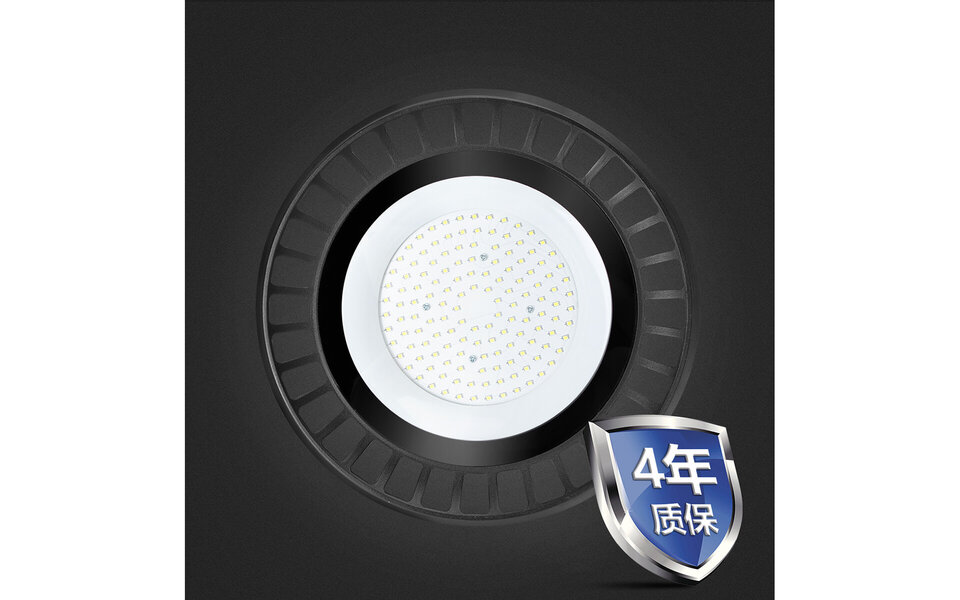 HLW LED LED UFO High Bay 200W - Waterdichte LED High Bay Magazijnverlichting IP65, Neutraal Wit 4000K