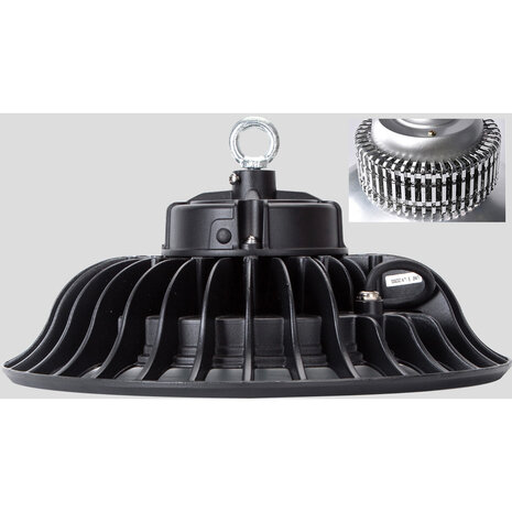 HLW LED LED UFO High Bay 200W - Waterdichte LED High Bay Magazijnverlichting IP65, Neutraal Wit 4000K HLW LED LED UFO High Bay 200W - Waterdichte LED High Bay Magazijnverlichting IP65, Neutraal Wit 4000K