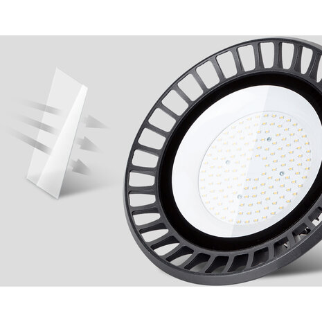 HLW LED LED UFO High Bay 200W - Waterdichte LED High Bay Magazijnverlichting IP65, Neutraal Wit 4000K HLW LED LED UFO High Bay 200W - Waterdichte LED High Bay Magazijnverlichting IP65, Neutraal Wit 4000K