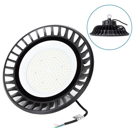 HLW LED LED UFO High Bay 150W - Waterdichte LED lamp IP65, daglicht wit 6500K voor magazijnverlichting